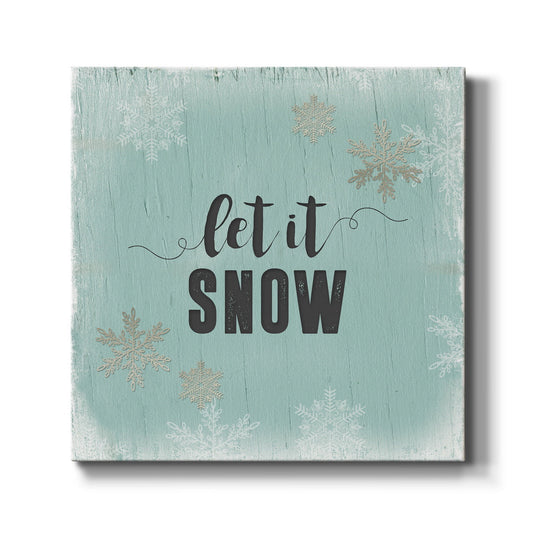 Let It Snow-Premium Gallery Wrapped Canvas - Ready to Hang