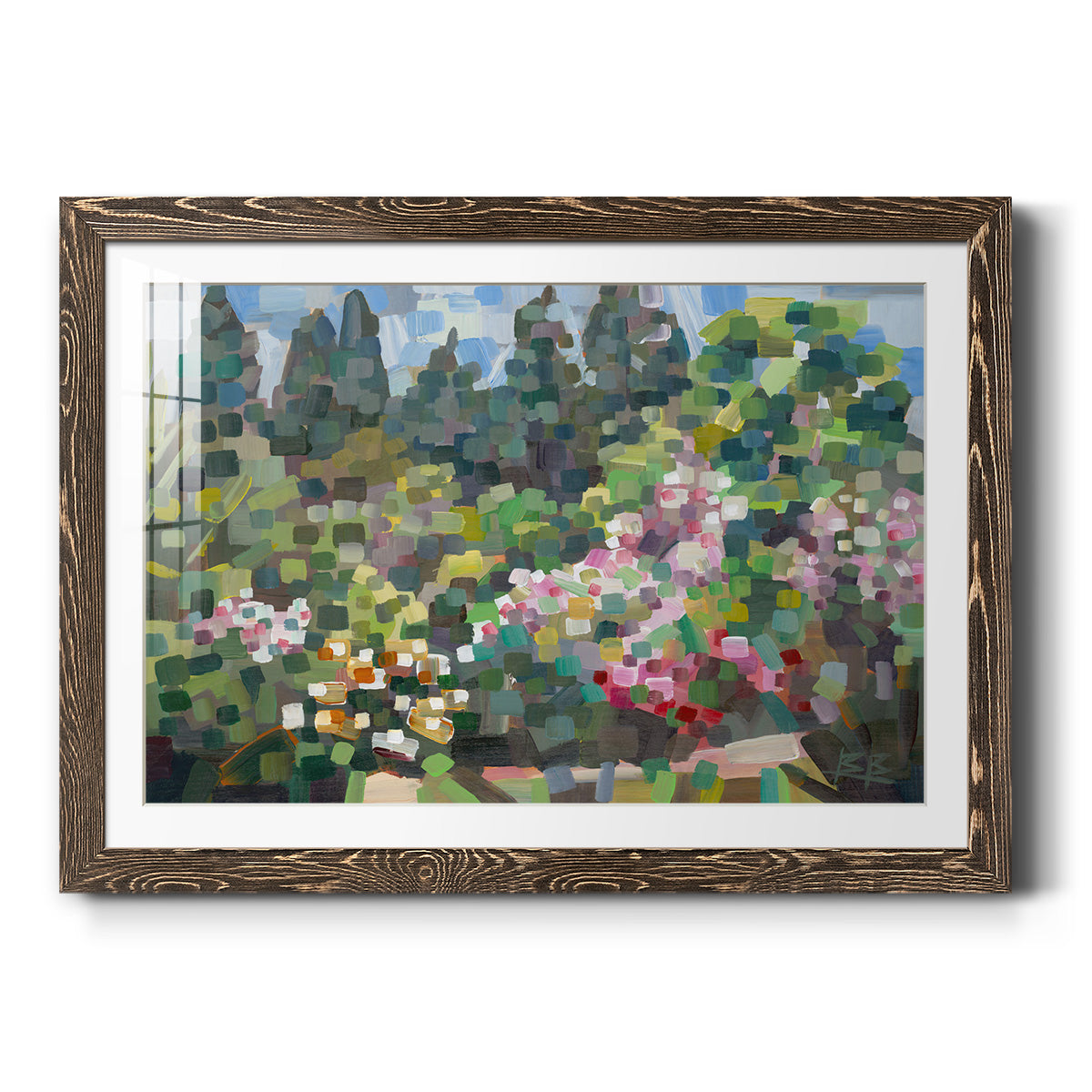 Arboretum in Spring-Premium Framed Print - Ready to Hang