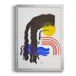 Shifting I - Modern Framed Canvas Print
