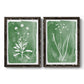 Green Botanical I - Premium Framed Canvas 2 Piece Set - Ready to Hang