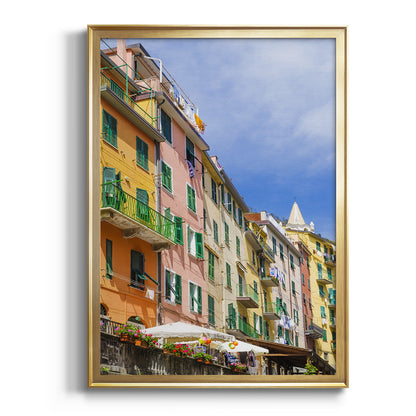 Cinque Terre - Modern Framed Canvas Print