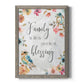 Spring Bird Blessing - Barnwood Framed Canvas Print