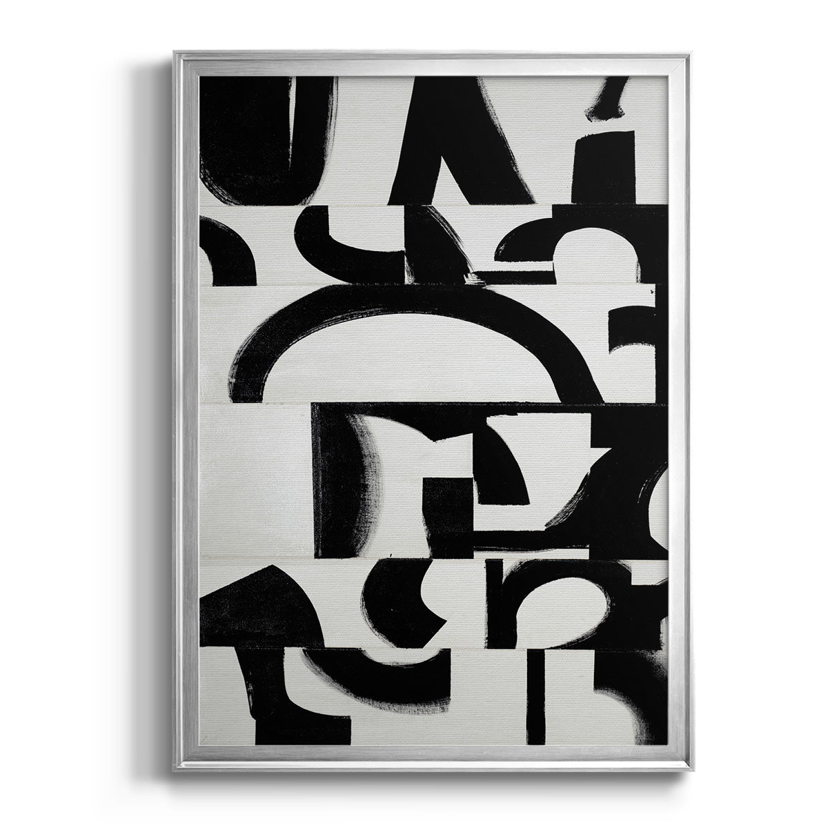 Prosperous Elements V11 - Modern Framed Canvas Print