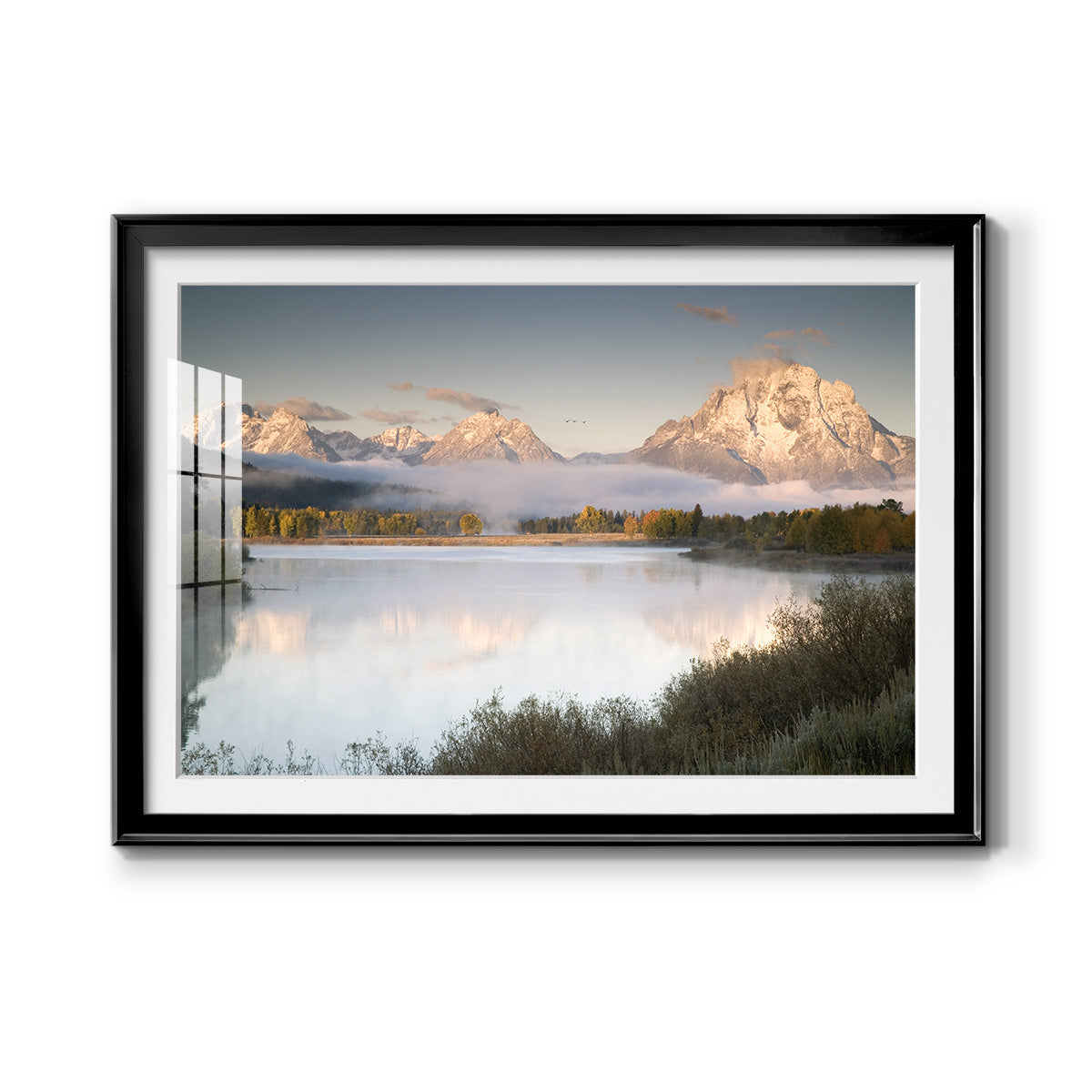 Snake River Fog - Modern Framed Art Print