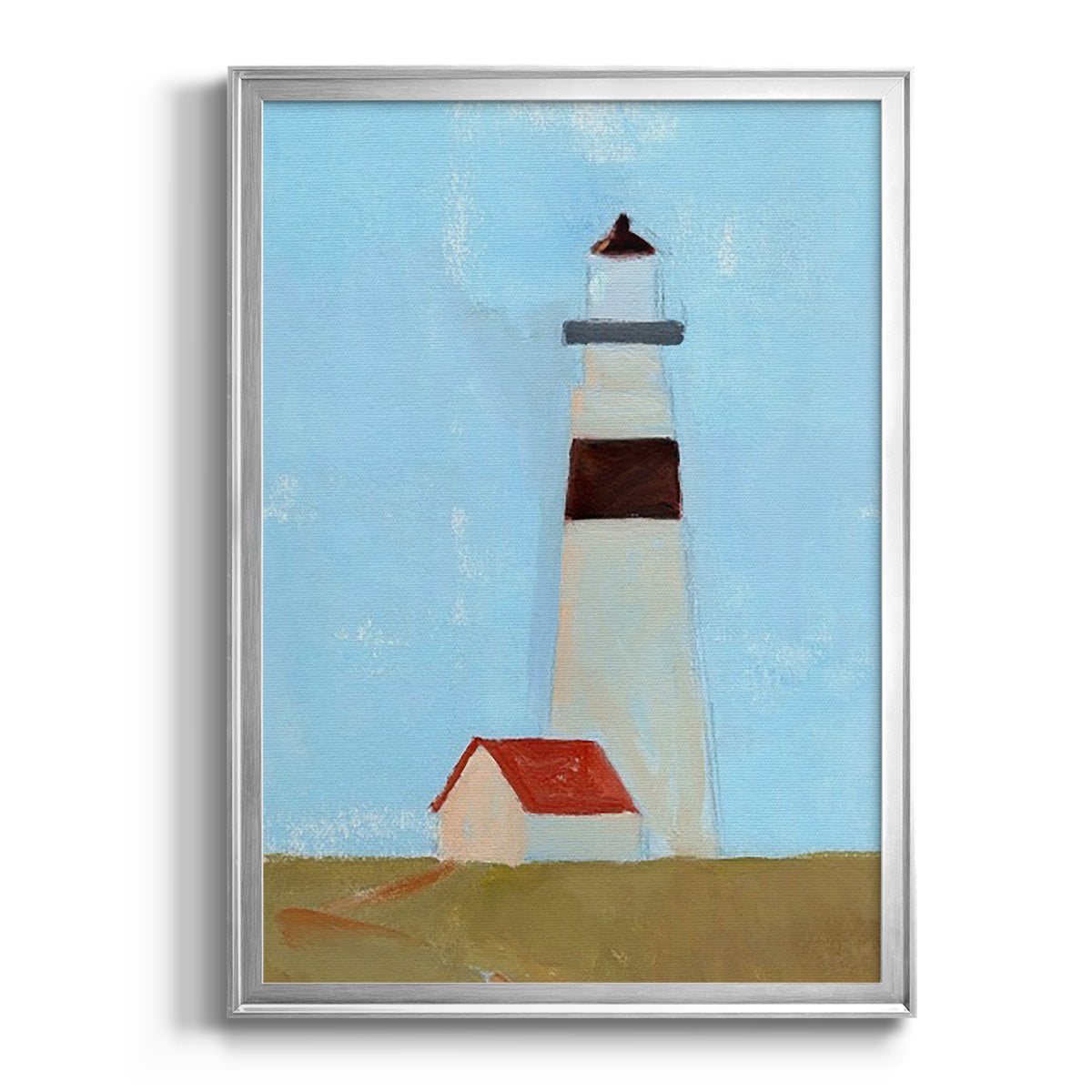 Lookout Point II - Modern Framed Canvas Print