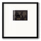 Black Gold Map - Double Matboard Framed Print