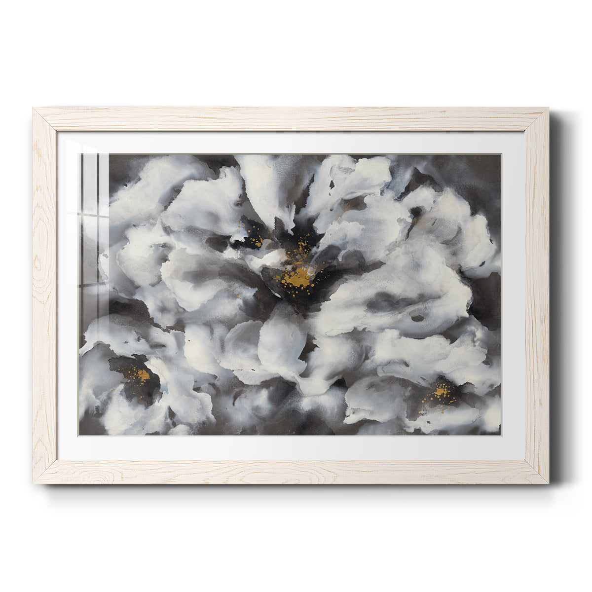 Peonia - Barnwood Framed Art Print
