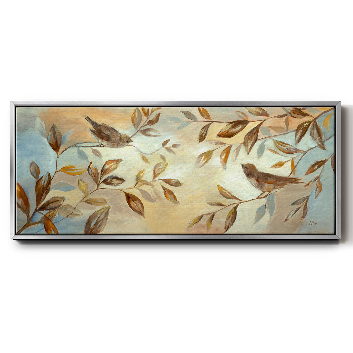 Frosty Morning - Floater Framed Canvas Print