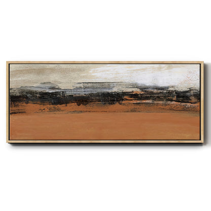 Bridges Ochre I - Floater Framed Canvas Print