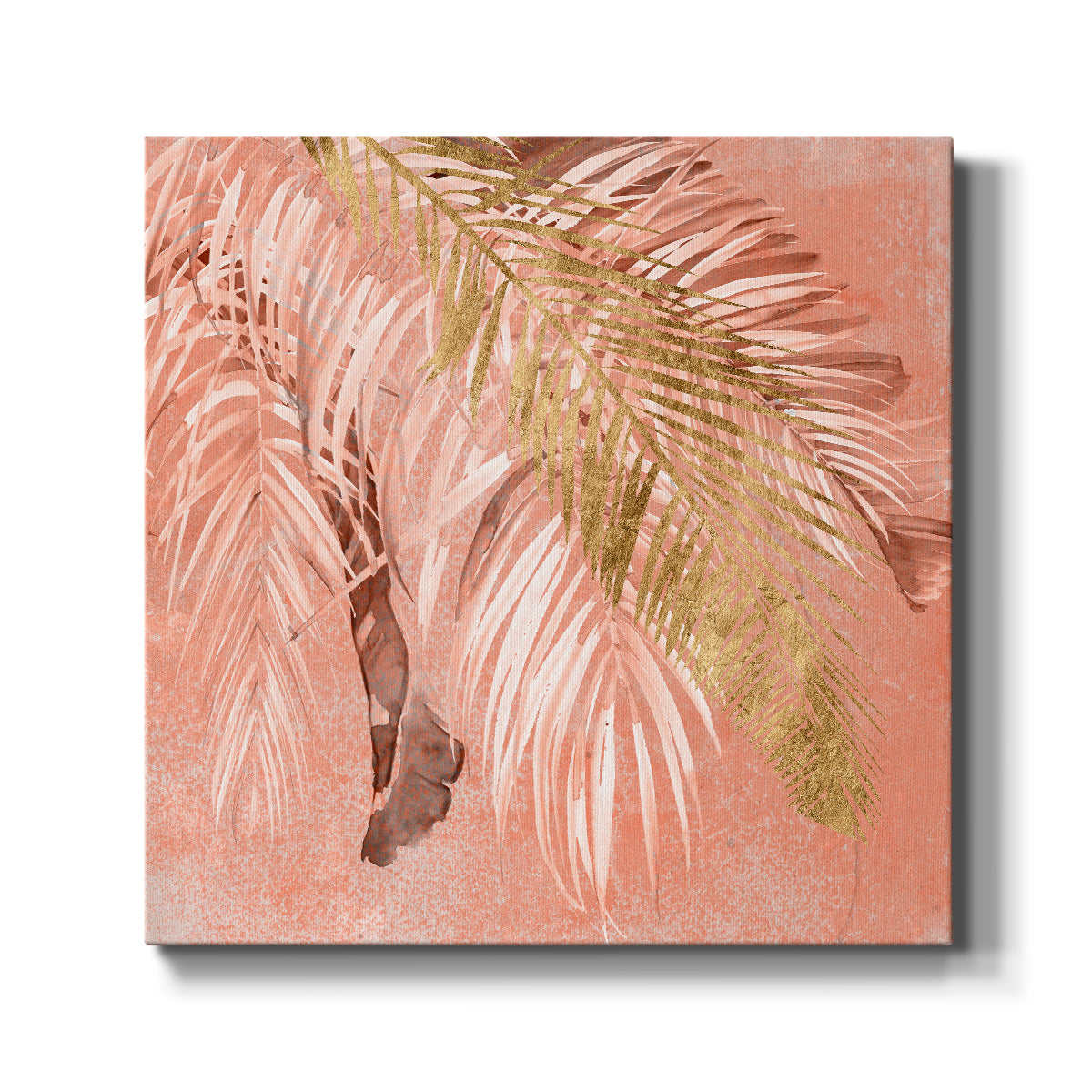 Golden Palms II - Canvas Art Print