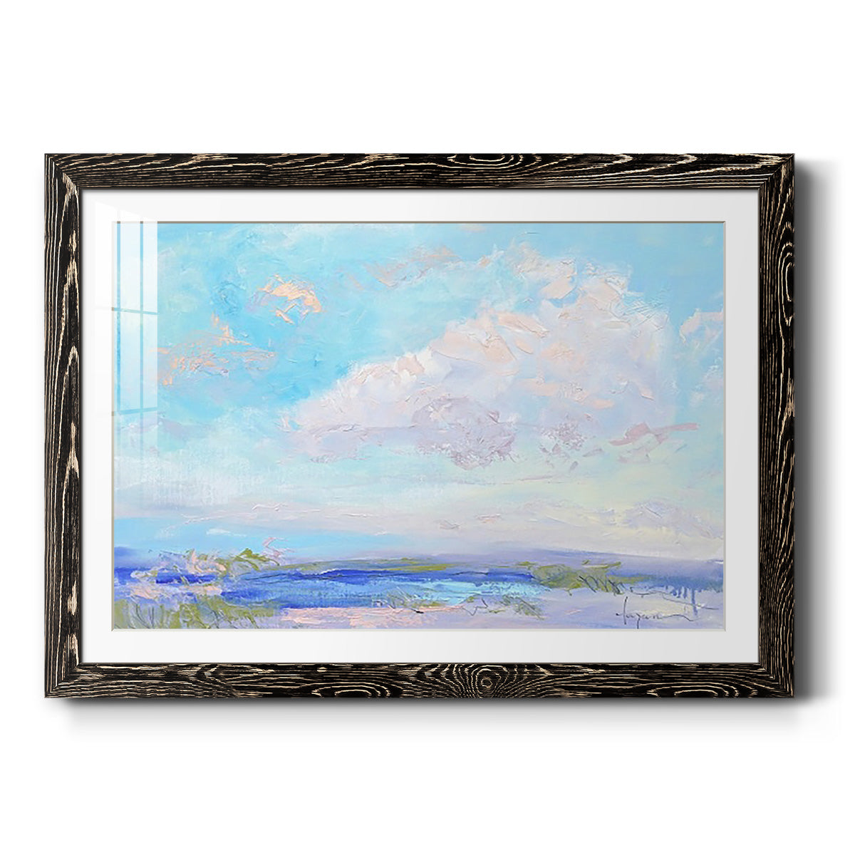 A Perfectly Lovely Day - Barnwood Framed Art Print
