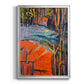 Cadmium Winter Solstice IV - Modern Framed Canvas Print