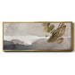 Watercolor with Gold II - Floater Framed Canvas Print
