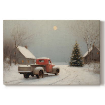 Tinsel-Gold Pines Blessing - Canvas Art Print