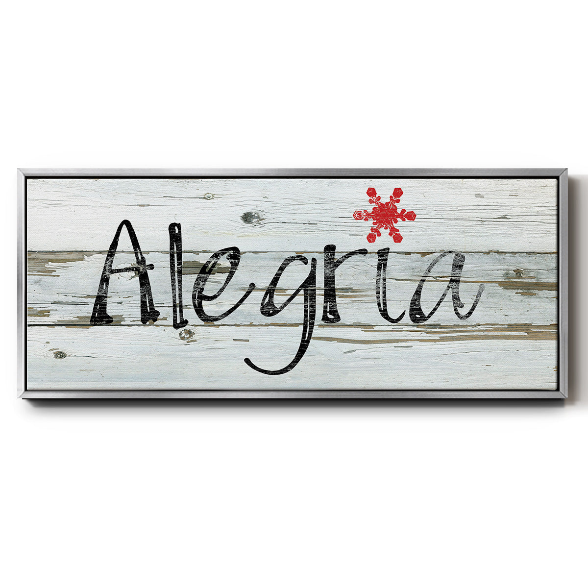 Alegria - Floater Framed Canvas Print