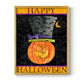 Happy Halloween - Restickable Framed Art Print