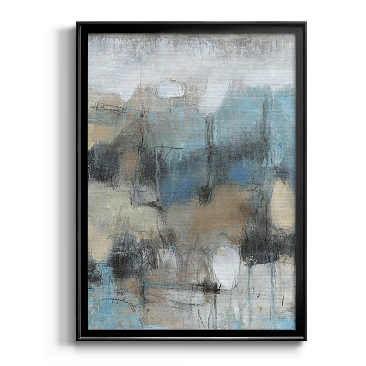 In the Moment II - Modern Framed Canvas Print