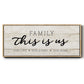 This is Us - Floater Framed Canvas Print