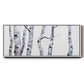 Birch Trees I - Floater Framed Canvas Print