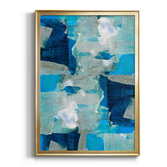 Impasto I - Modern Framed Canvas Print