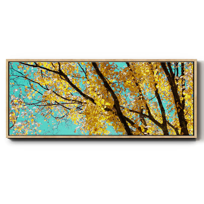 Autumn Tapestry IV - Floater Framed Canvas Print