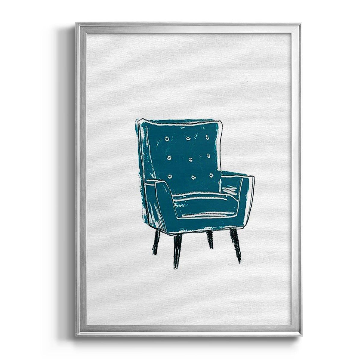Take a Seat VII - Modern Framed Canvas Print