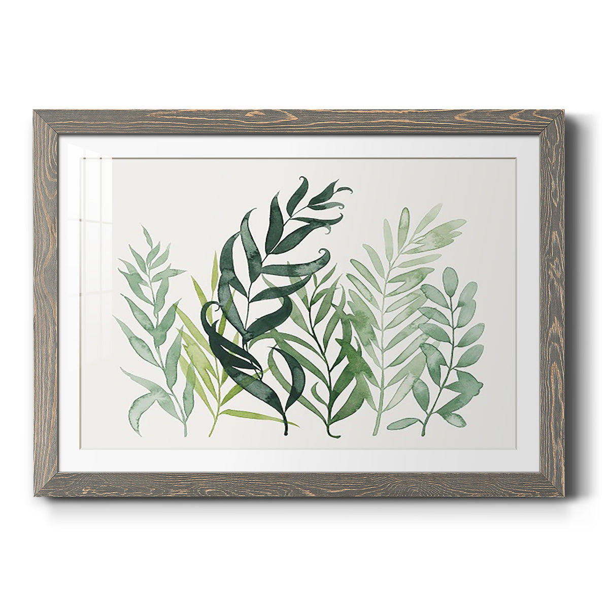 Vert Volunteers I - Barnwood Framed Art Print