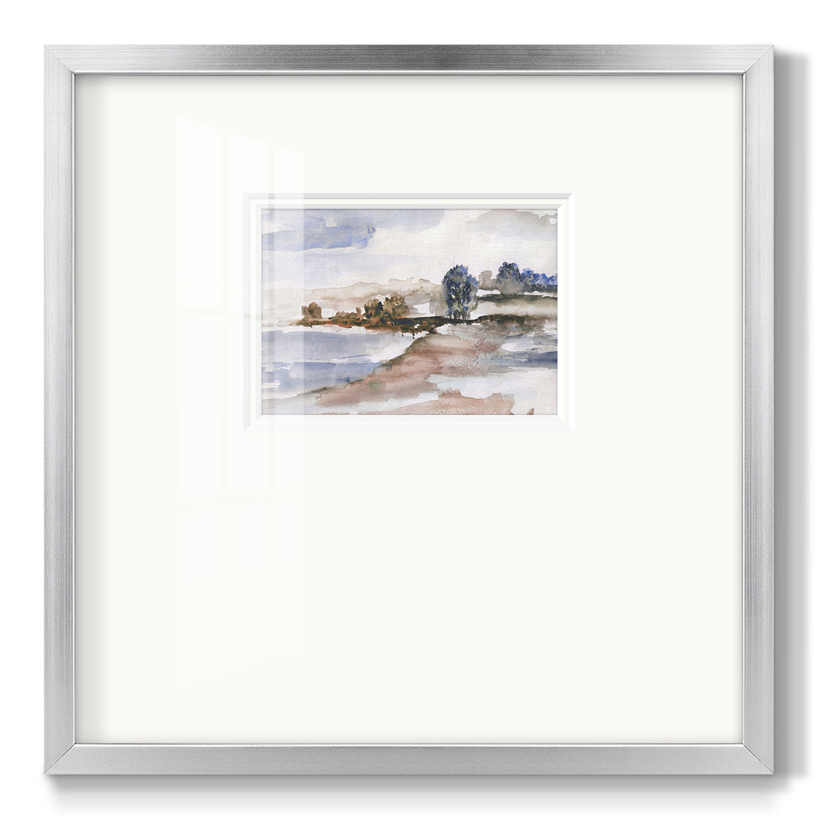 Mountain Cove - Double Matboard Framed Print