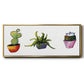 Vibing Succulents I - Floater Framed Canvas Print