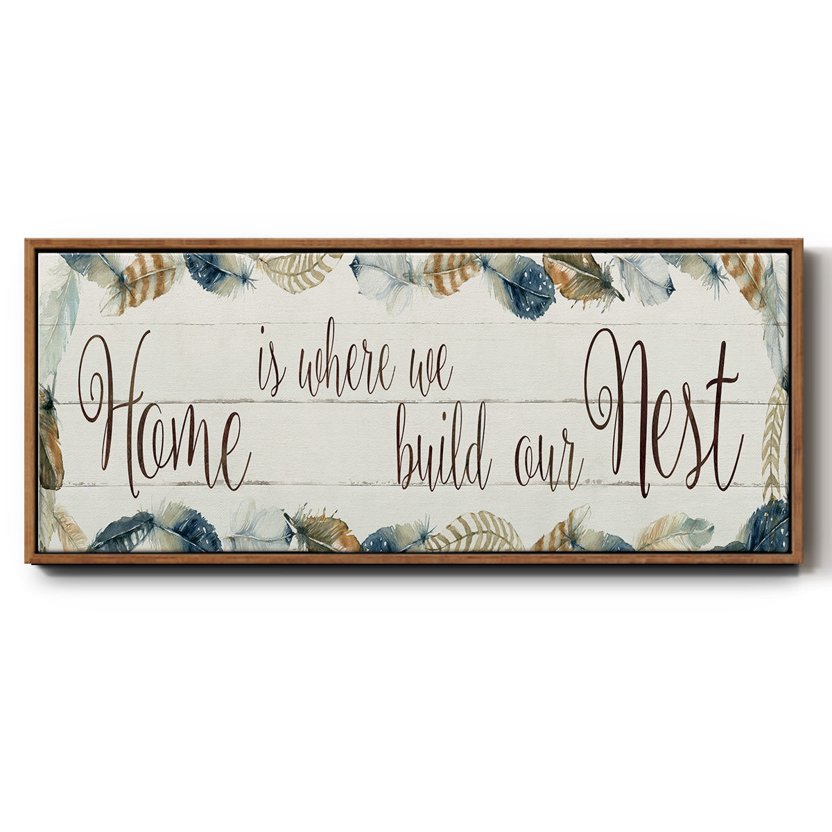 Home Nest - Floater Framed Canvas Print