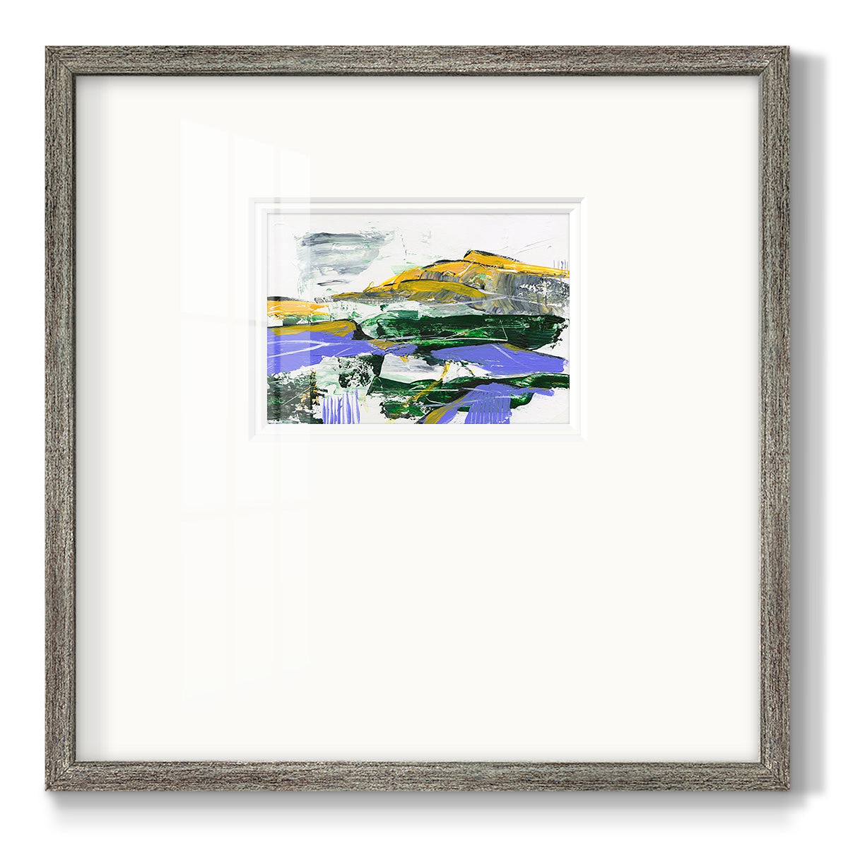 Silent Mountain VI Premium Framed Print Double Matboard