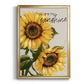 You Are My Sunshine - Modern Framed Canvas Print