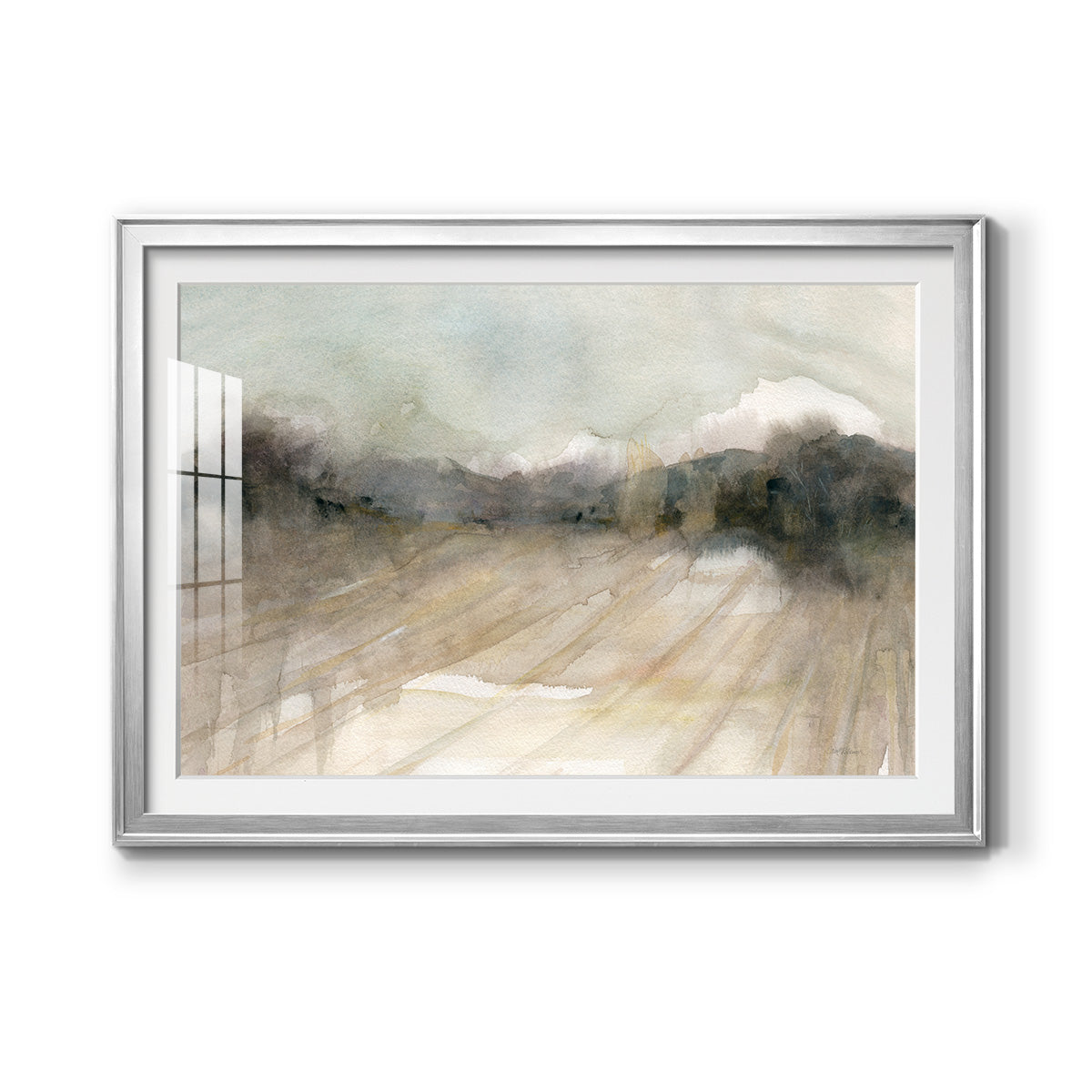 Abstract Field - Modern Framed Art Print