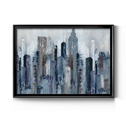 City Mood - Modern Framed Canvas Print