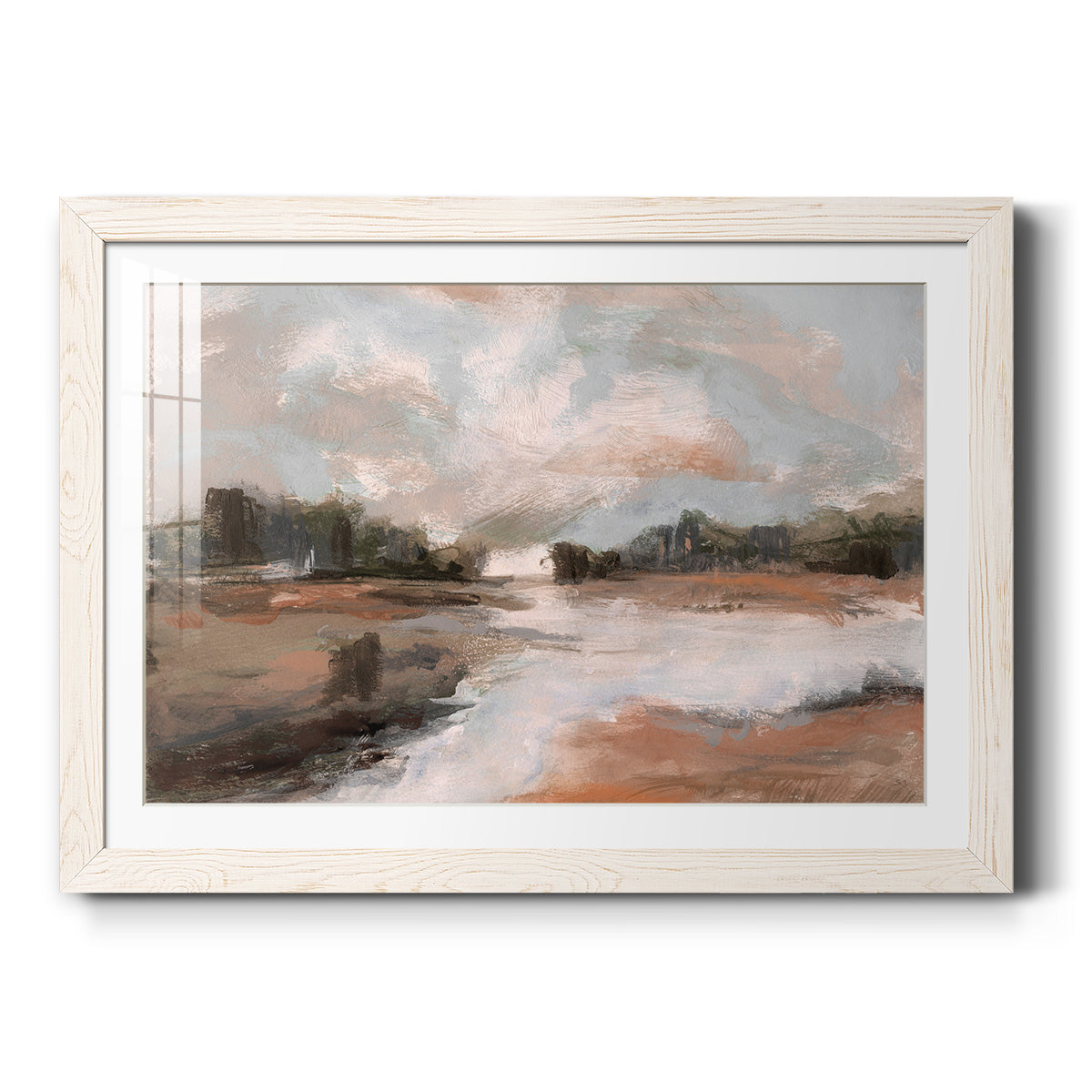 South Pond - Barnwood Framed Art Print