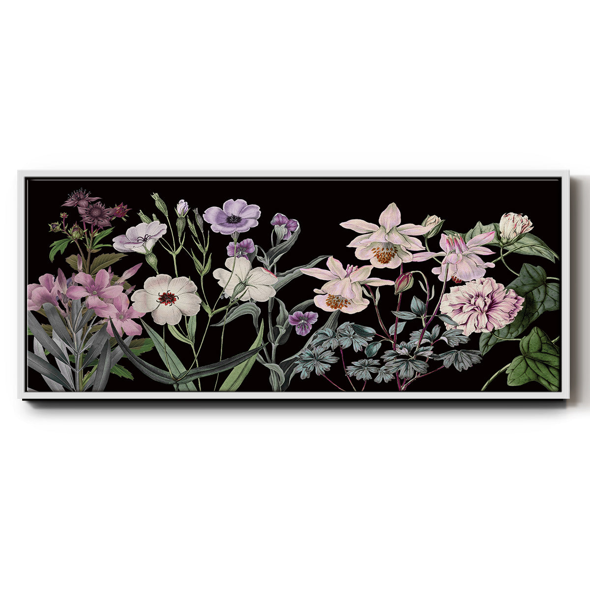 Garden Array - Floater Framed Canvas Print