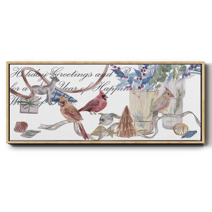 Warm Wishes Collection D - Floater Framed Canvas Print