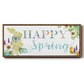Happy Spring - Floater Framed Canvas Print