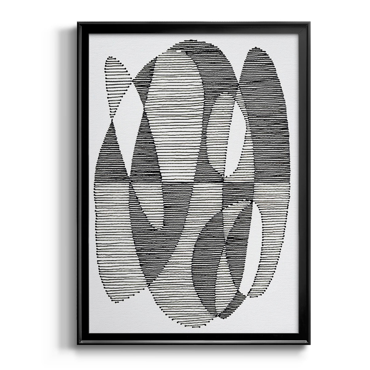 Opposite Day II - Modern Framed Canvas Print