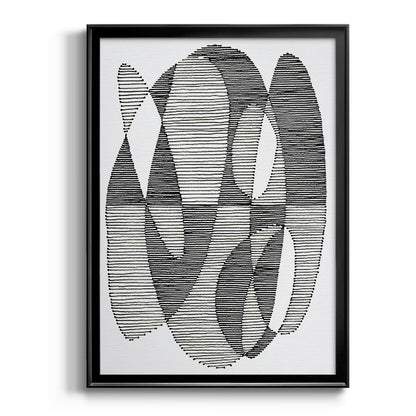 Opposite Day II - Modern Framed Canvas Print