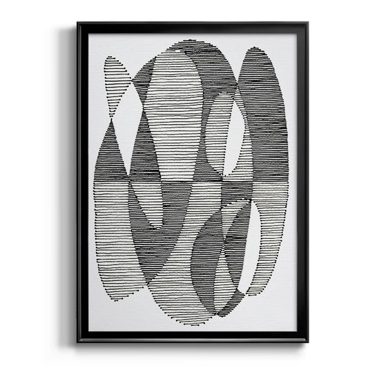 Opposite Day II - Modern Framed Canvas Print