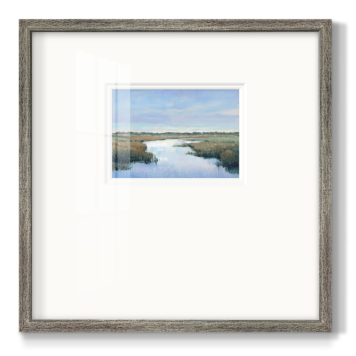 Coastal Plains II Premium Framed Print Double Matboard