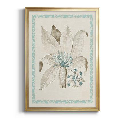 Willow Blue Besler V - Modern Framed Canvas Print