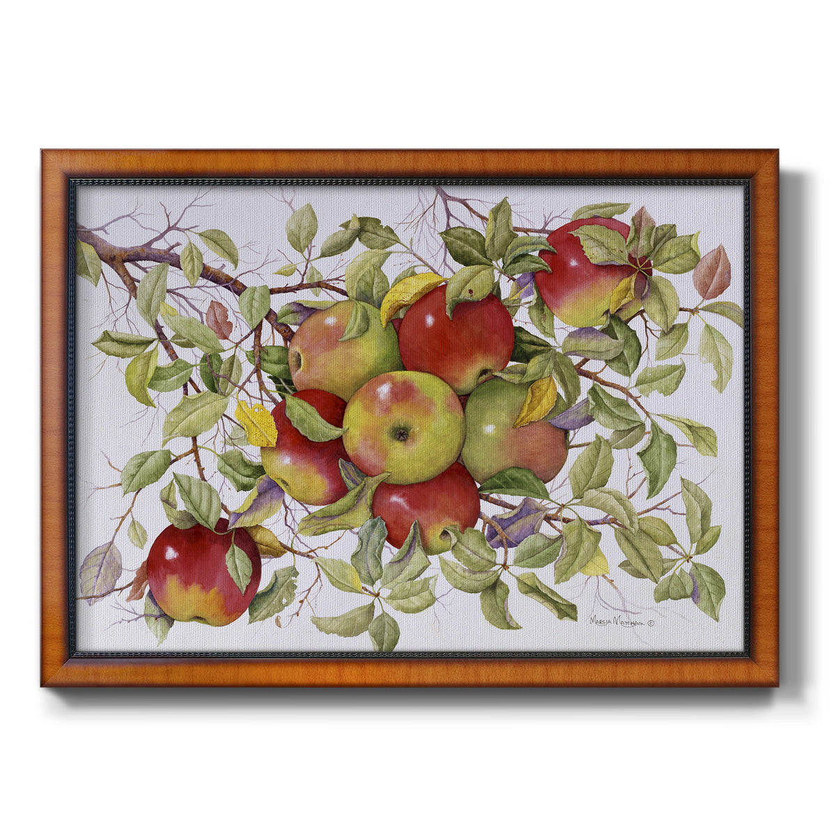 Apples Premium Framed Canvas- Ready to Hang