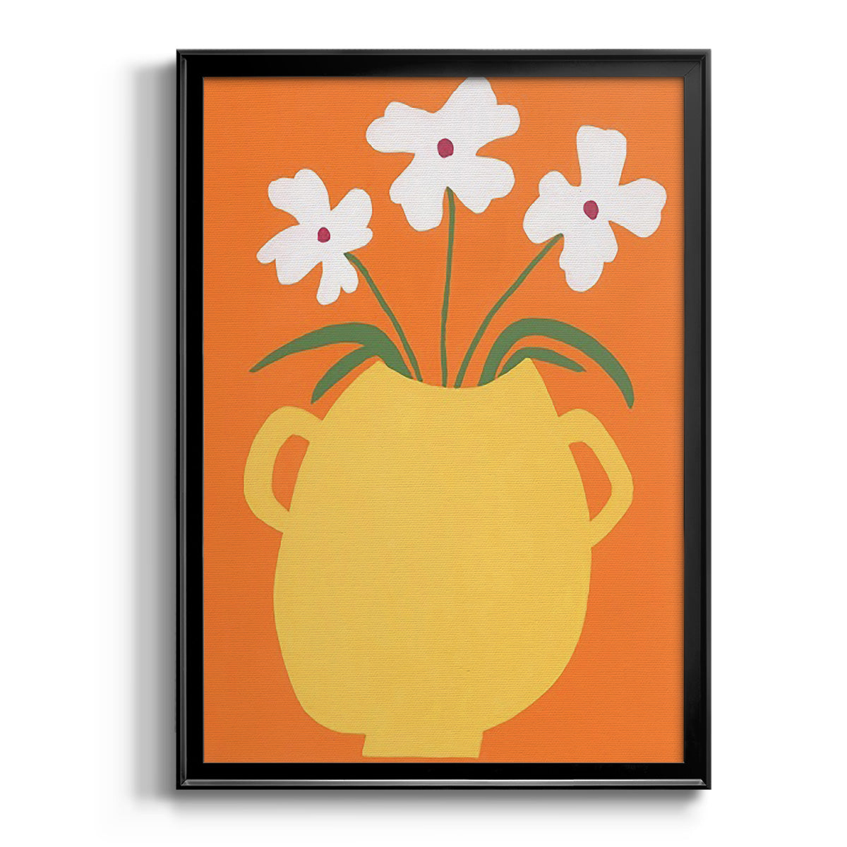Modern Blooms II - Modern Framed Canvas Print