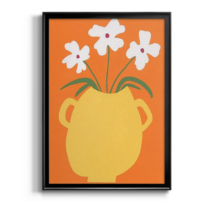Modern Blooms II - Modern Framed Canvas Print