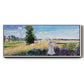 The Promenade, Argenteuil, 1875 - Floater Framed Canvas Print