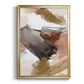 Antique Gold III - Modern Framed Canvas Print