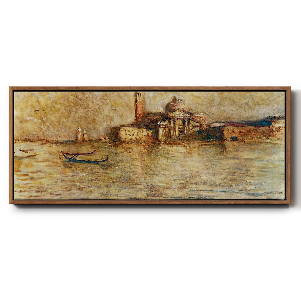 Venice, San Giorgio Maggiore, 1908 - Floater Framed Canvas Print