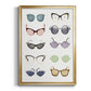 Vintage Glasses I - Modern Framed Canvas Print